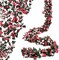 42.5FT Pink Flower Garlands – 5 Pack Artificial Rose Vines, Faux Silk Floral Garland for Wedding, Party, Christmas, Room & Porch Decorations